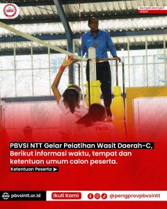 Ayo Ikut Pelatihan Wasit Bola Voli Indoor / Outdoor Daerah C – PBVSI NTT Tahun 2025